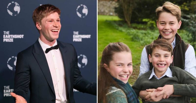 Prince George, Princess Charlotte & Prince Louis Help Robert Irwin Name Baby Kangaroo at Zoo