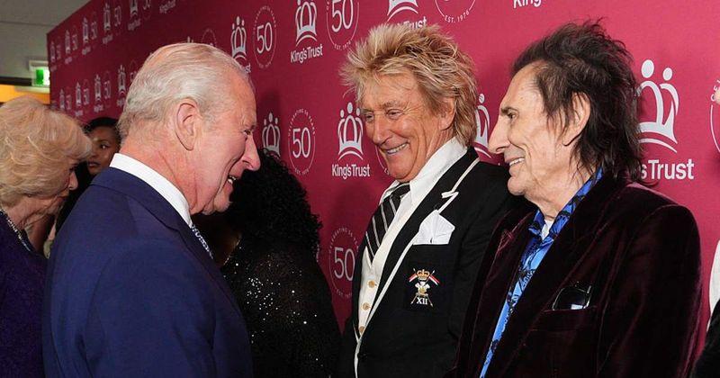 Rod Stewart Puts King Charles on the Spot With Brutal Trump Remark at Royal Red Carpet [Watch]