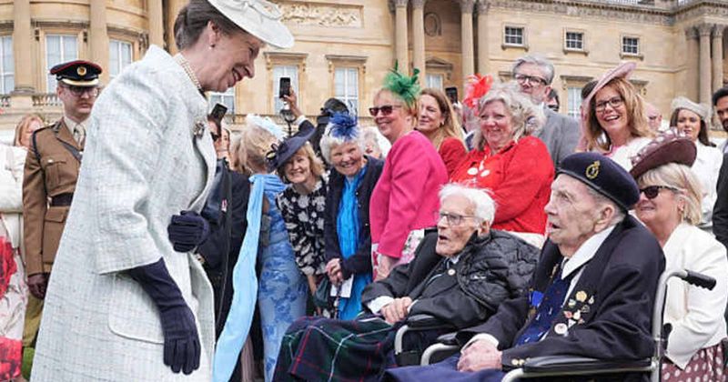 Princess Anne Gets Blunt Advice From 100-Year-Old Veteran — and Her Reaction Said It All