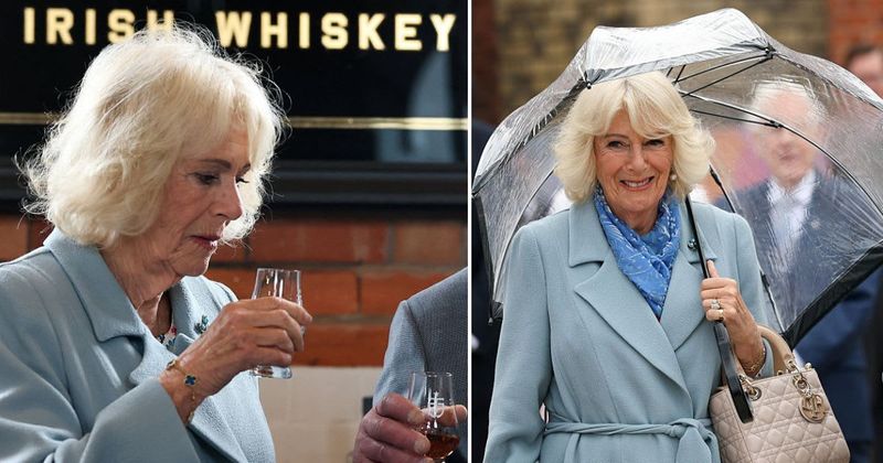 Queen Camilla’s Reaction After Smelling Irish Whiskey Leaves the Crowd in Stitches [Video]
