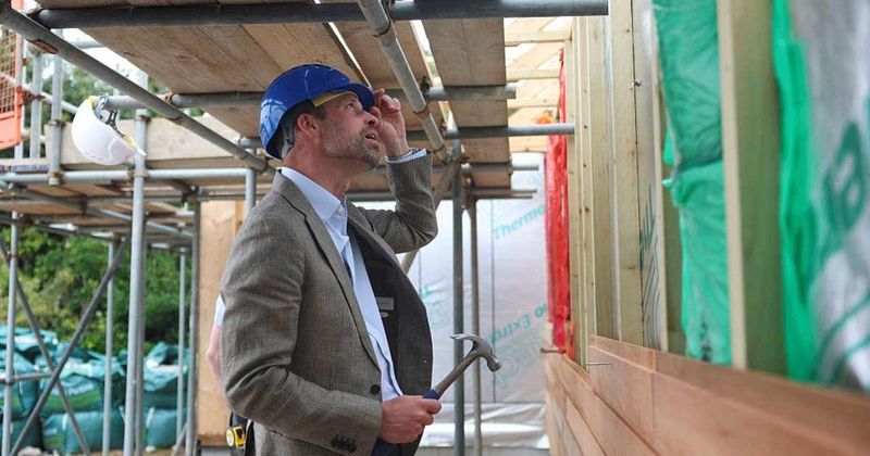 Prince William's Latest Construction Site Photo Has Fans Divided Over His Hammering Technique