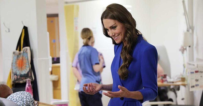 Kate Middleton Witnesses Cancer Patient Signal End of Her Treatment — and Her Reaction Was Priceless