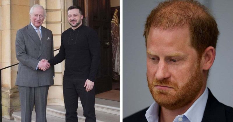 King Charles Welcomes Zelensky to Windsor Castle ― and the Snub to Harry Couldn't Be Clearer