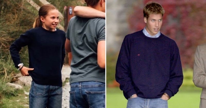 Princess Charlotte Brings Back Prince William’s Iconic '90s Look in New Family Photos