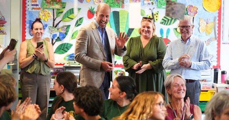 Prince William Tells Young Spider-Man to 'Make a Splash' During Hastings Visit