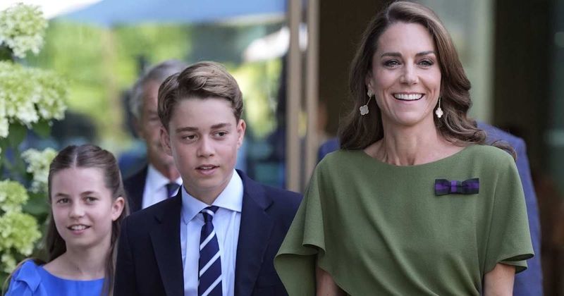 Princess Kate Wins Hearts With Her Unroyal Introduction of George and Charlotte at Wimbledon — Watch