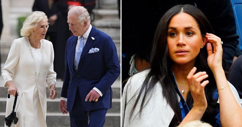 Meghan Markle Accused of 'Upstaging' King Charles and Queen Camilla With Latest Move