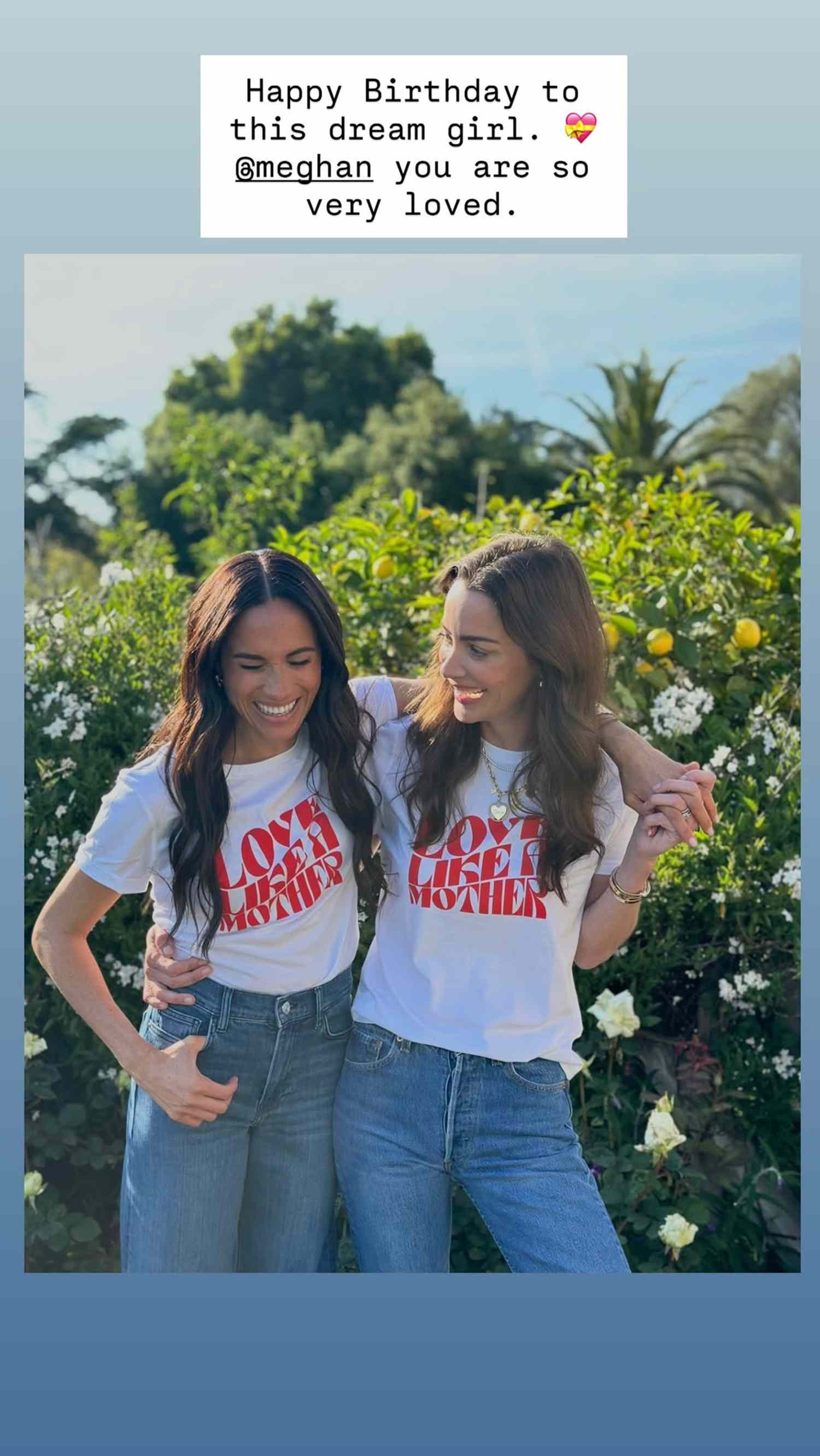 Kelly McKee Zajfen’s Instagram post dedicated to Meghan Markle’s 45th birthday. (Image Source: Instagram | @KellyMcKeeZajfen