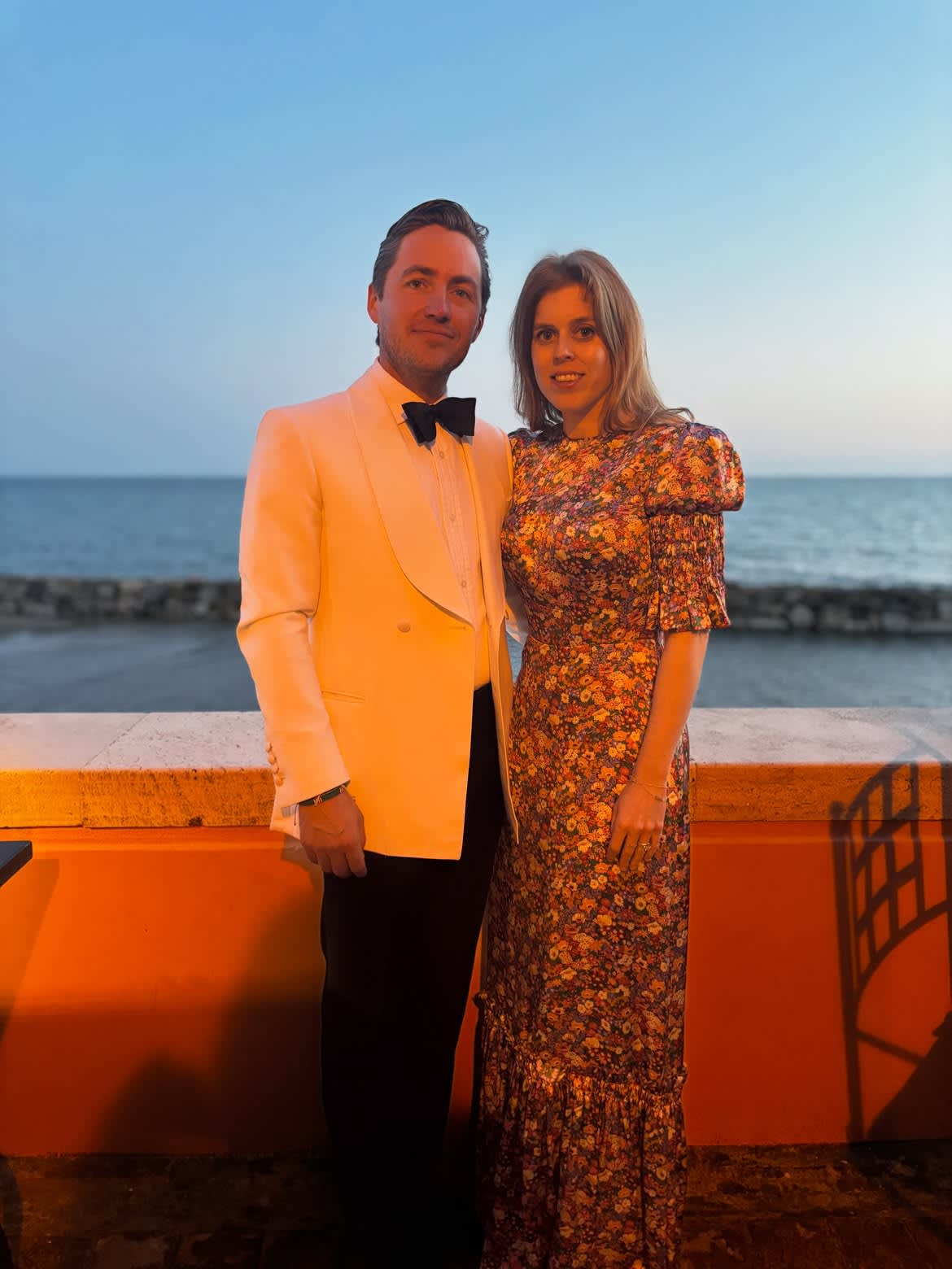 Princess Beatrice and Edo Mapelli Mozzi pose together (Image Source: Instagram | edomapellimozzi)