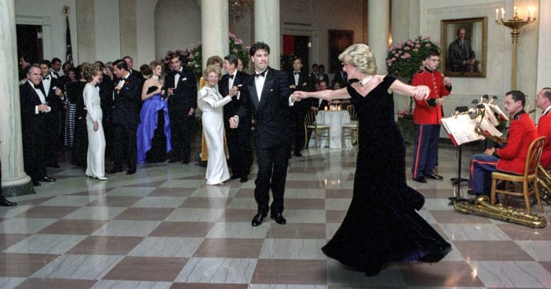 Princess Diana's 'Travolta Dress' Meets Its White House Counterpart in New California Exhibition