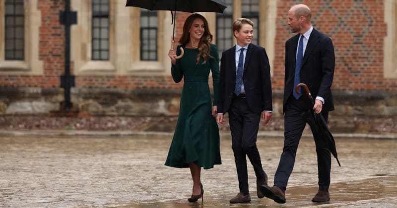 Kate Middleton Channels Autumn Elegance for Prince George's First Day at Eton