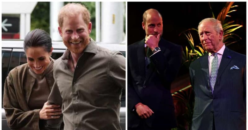 Harry and Meghan Accused of 'Overshadowing' William's Big Family Moment With UK Return