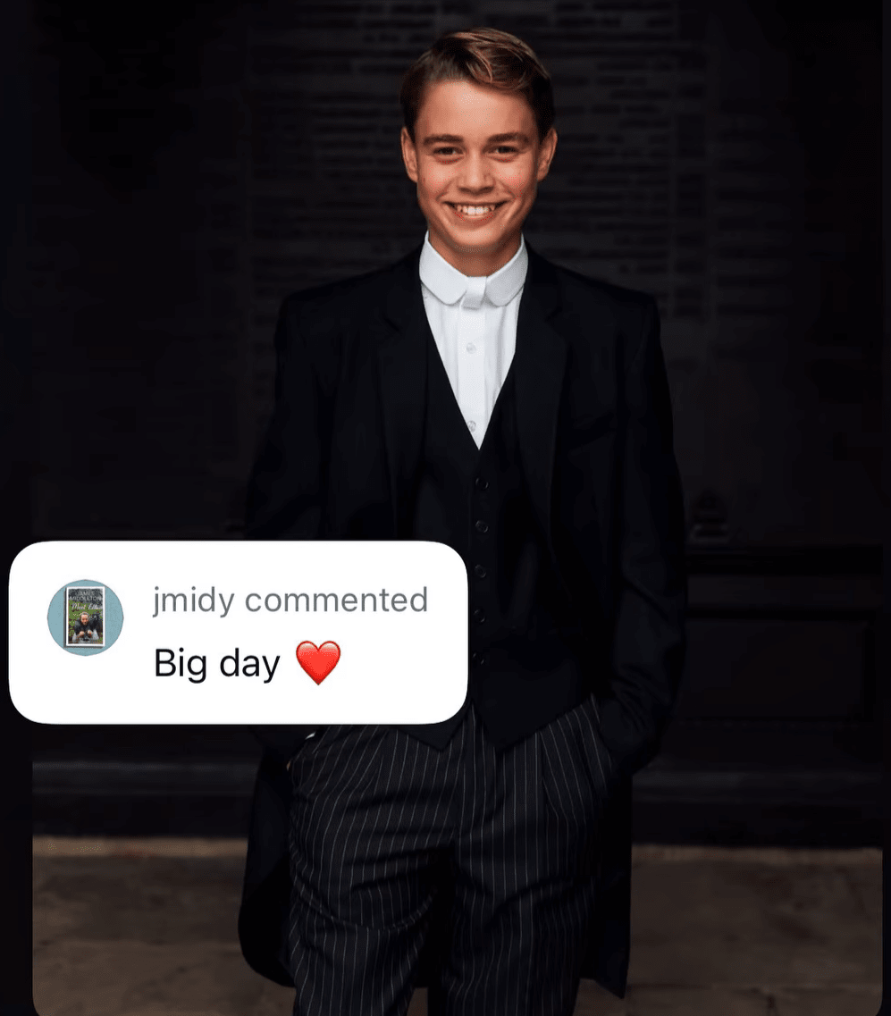 James Middleton's comment on Prince George's pictures in his Eton College uniform (Image Source: Instagram | @princeandprincessofwales)