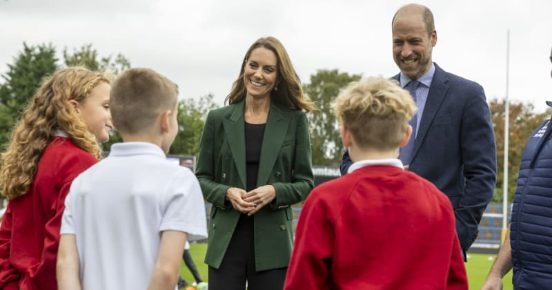 William Can't Help Cracking a Joke as Kate Praises a 'Super Fit' Athlete During Their Latest Outing