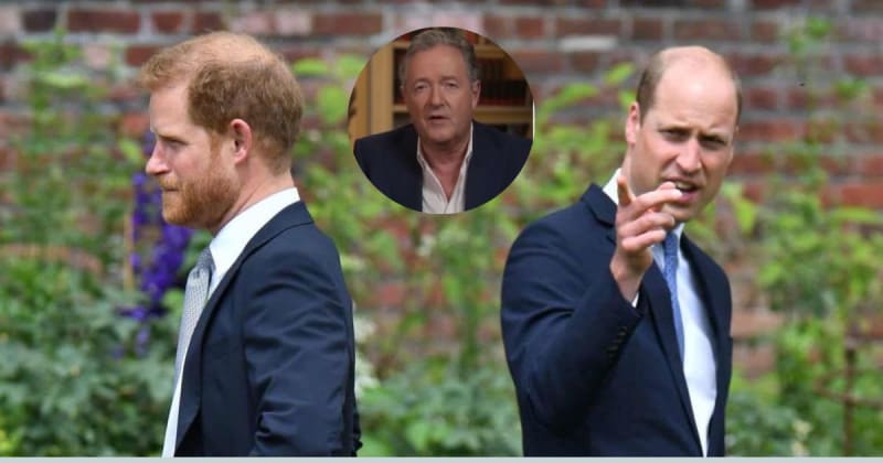 "Absolute Incandescence": Piers Morgan Weighs In on William and Harry's Deepening Divide