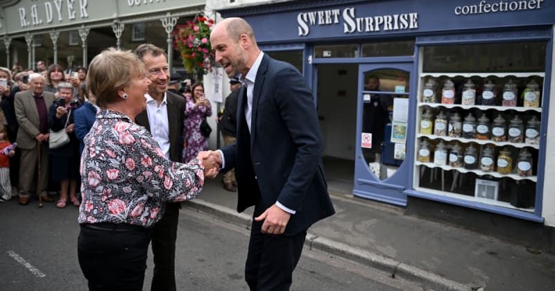Prince William Wins Hearts in Ilminster with Touching Gesture to Blind Resident
