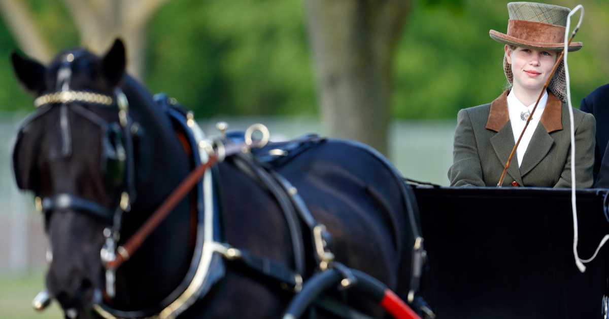 Lady Louise Windsor takes part in the 'Pol Roger Meet of the British Driving Society' carriage driving parade