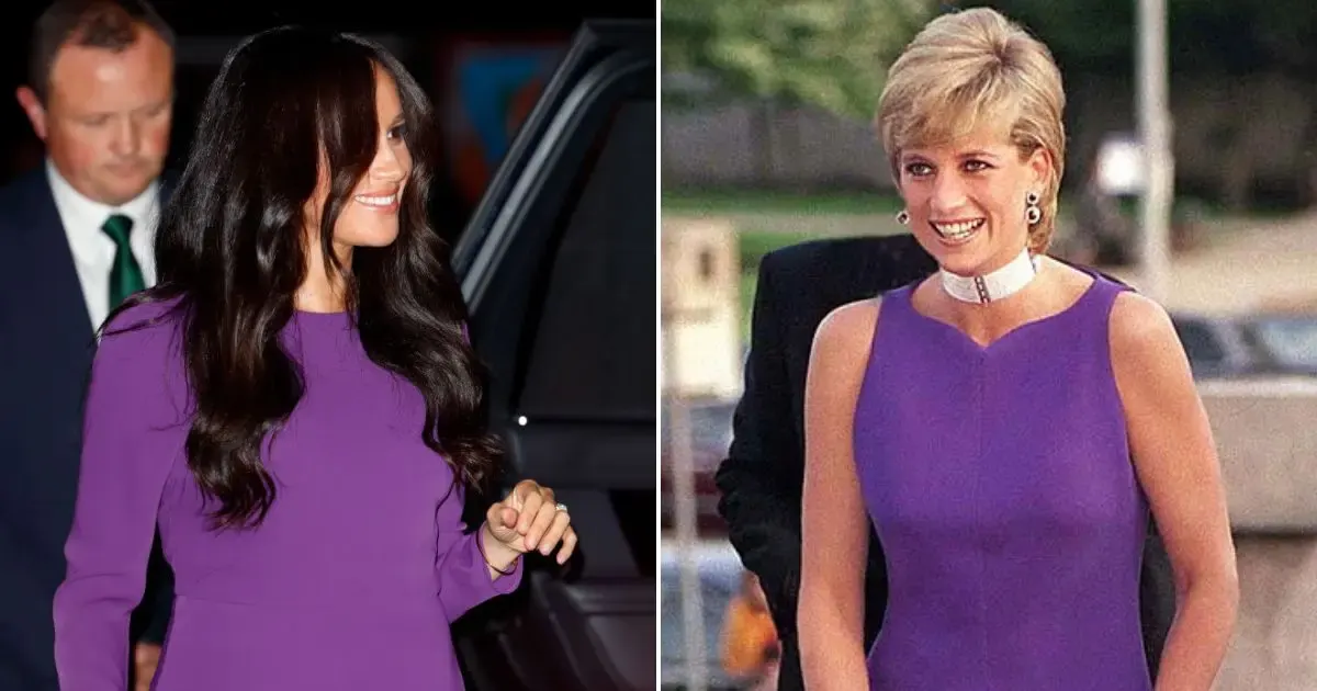 (L) Meghan Markle leaping into the swimming pool in her 45th birthday post; (R) Princess Diana jumping off a jet ski in St. Tropez. Cover Image Source: (L) Instagram | @meghan; (R) Getty Images | Ken Goff